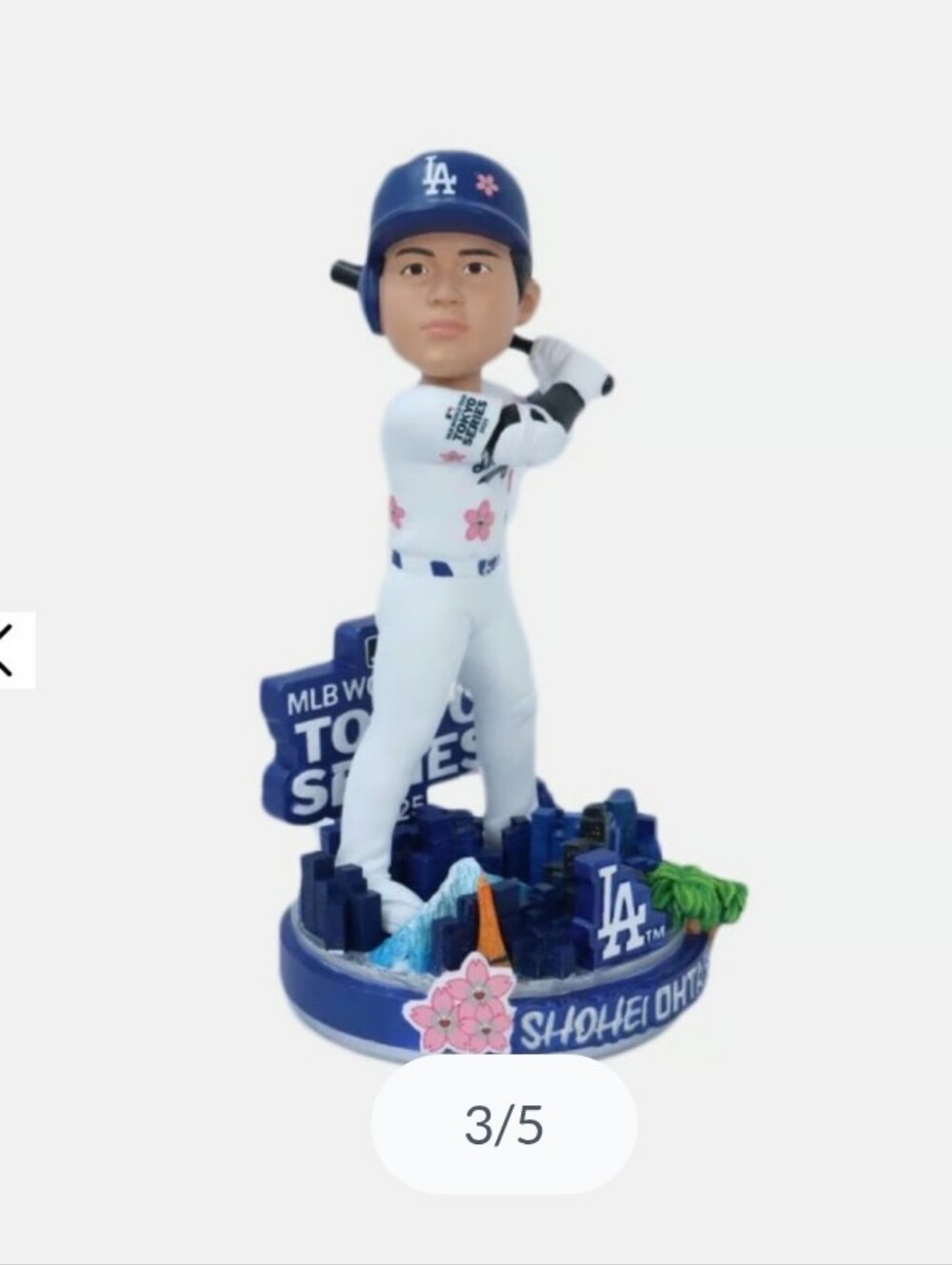 MLB World Tour Tokyo Series 2025 Baseball Figure - Blue/White